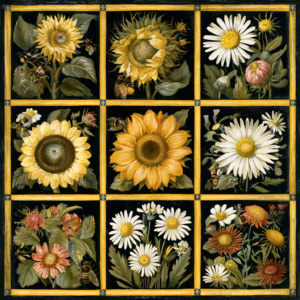 Jendi vintage botanical yellow 4