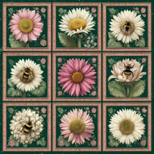 Jendi vintage botanical green 3