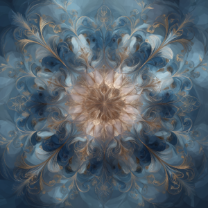 Mystic Blue Mandala 1