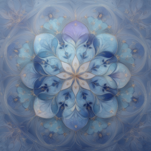Mystic Blue Mandala 3