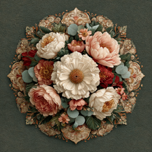 Vintage Botanical Mandala 1