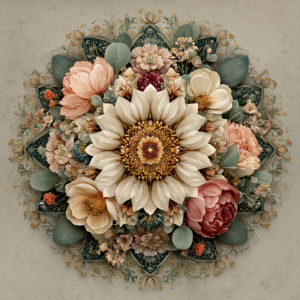 Vintage Botanical Mandala 2