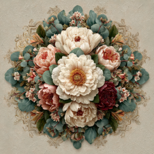 Vintage Botanical Mandala 3