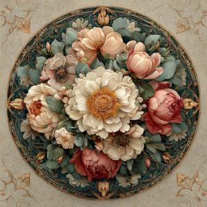 Vintage Botanical Mandala 4