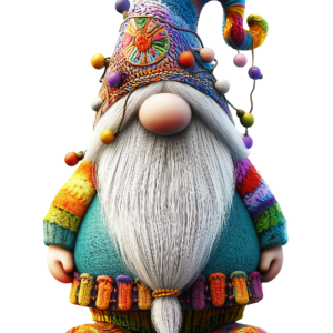 christmas knitted gnome  2