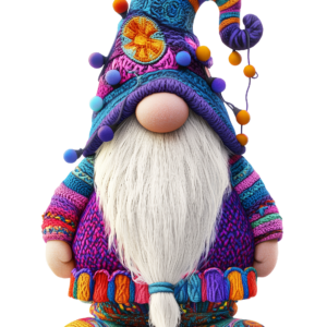 christmas knitted gnome 3