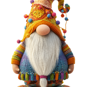 christmas knitted gnome 4