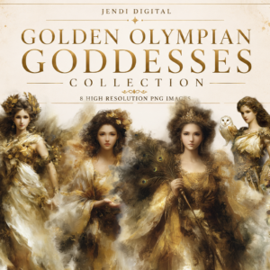 Golden Olympian Goddesses Collection 8 Υψηλής Ανάλυσης PNG Εικόνες