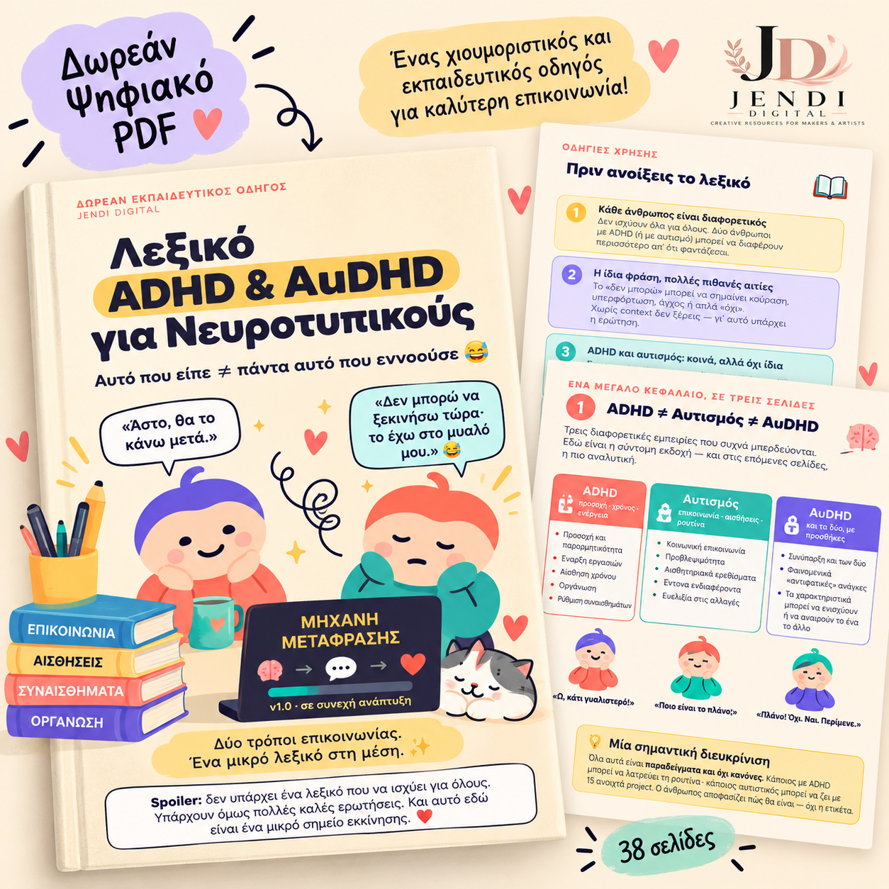 Read more about the article «Λεξικό ADHD & AuDHD για Νευροτυπικούς» 🧠💬